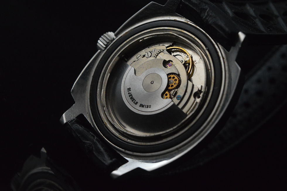 Miniatura: Dugena rare Submersible Baby Panerai Stainless Steel Oversized Vintage Diver