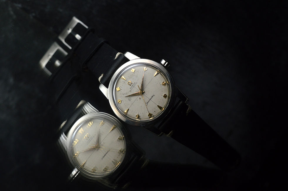 Miniatura: OMEGA SEAMASTER AUTOMATIC SECTOR DIAL C2577 CAL. 254 VINTAGE STEEL WATCH 35MM