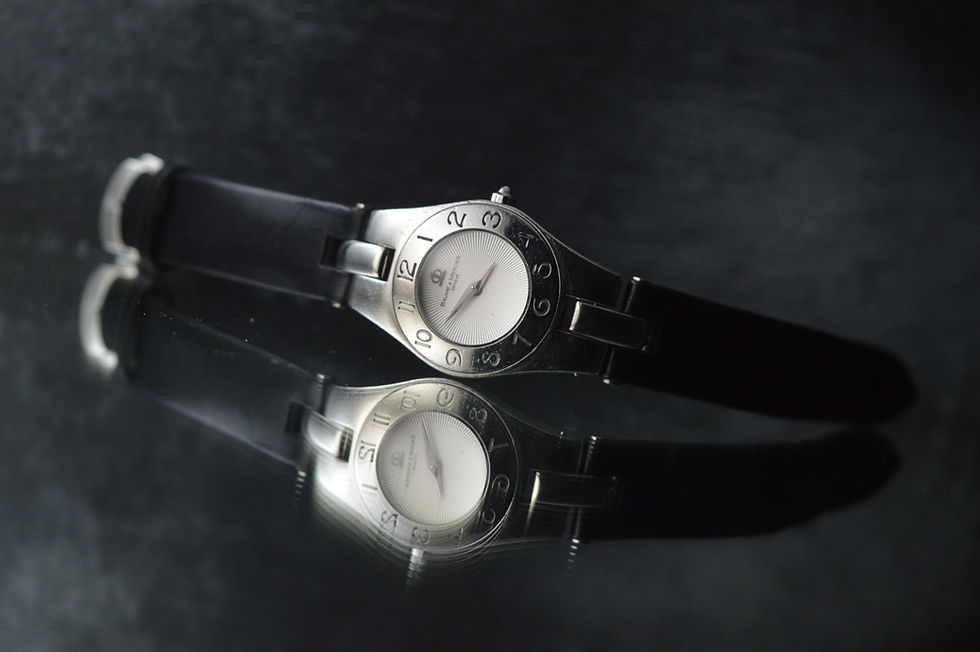 Miniatura: Baume & Mercier Linea Full Set Ladies Dress Watch Stainless Steel 25mm (2007)