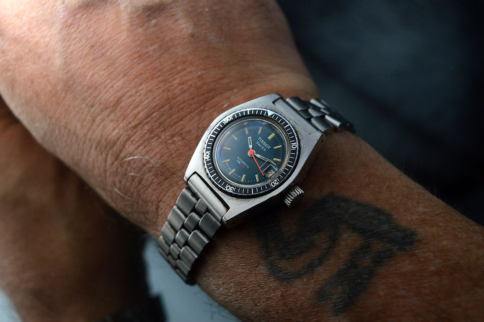 Miniatura: TISSOT PR518 RARE LADIES VINTAGE STAINLESS STEEL VINTAGE AUTOMATIC DIVER