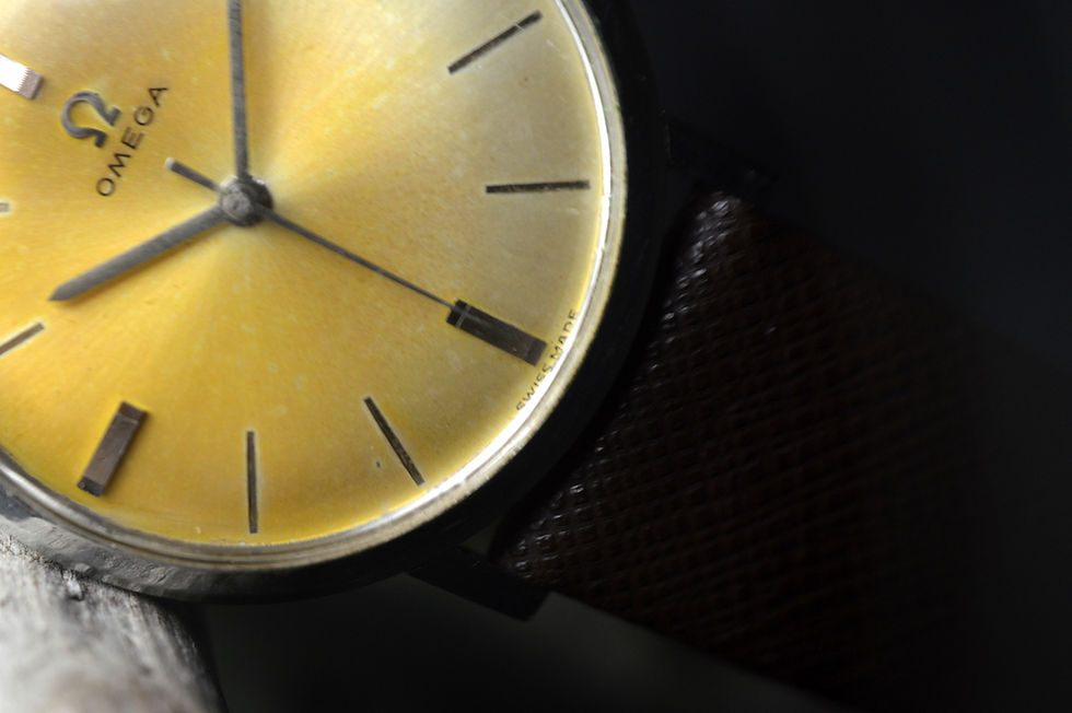 Miniatura: Omega Classic Rare Calatrava Stainless Steel Vintage Dress Watch Cal.600 34mm