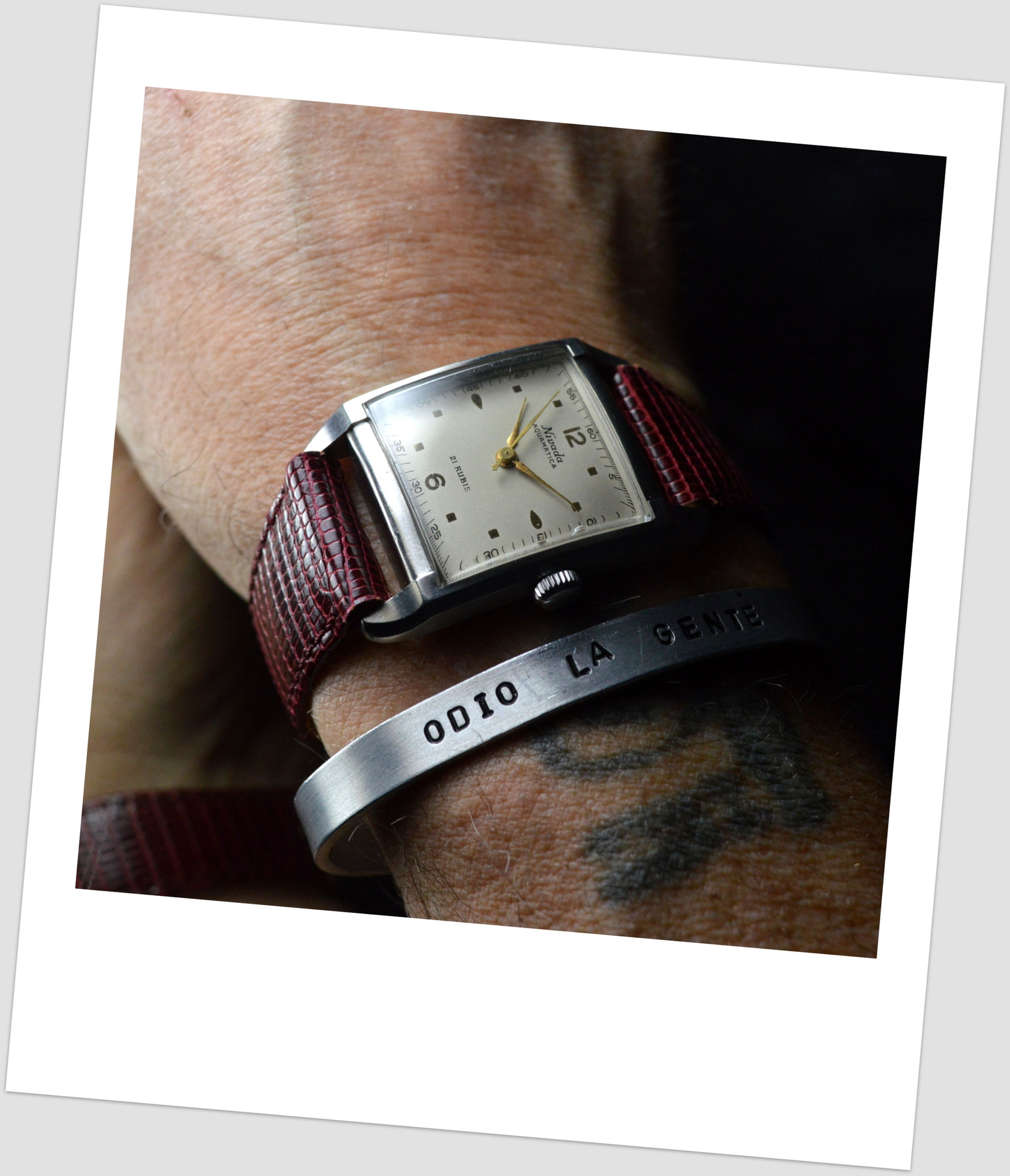 Nivada Absolutely Rare Men's Aquamatica Bumper Stainless Steel Cioccolatone