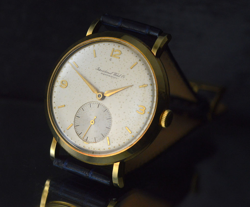 Miniatura: IWC  RARE 18K SOLID GOLD CALATRAVA OVERSIZED (37MM) CAL. 88 WATCH UHR MONTRE
