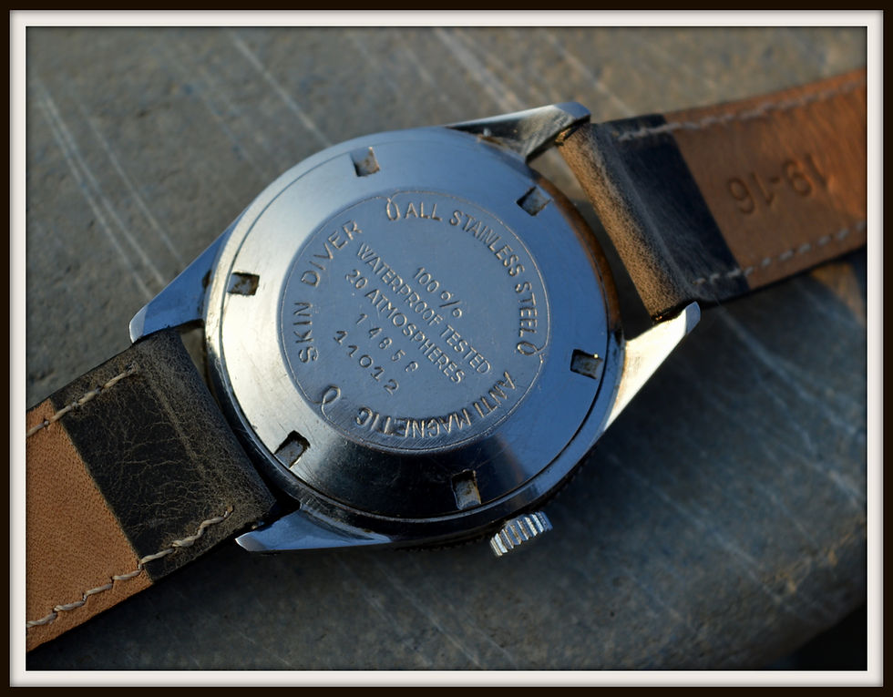 Miniatura: Electra Rare Men's Vintage Automatic Skin Diver 20 Atmos Stainless Steel 38mm