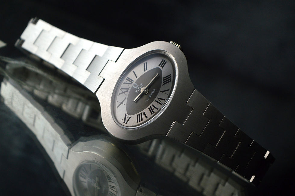 Miniatura: TITUS VERY RARE UNISEX UNWORN UNPOLISHED VINTAGE BRACELET 32MM NEW OLD STOCK