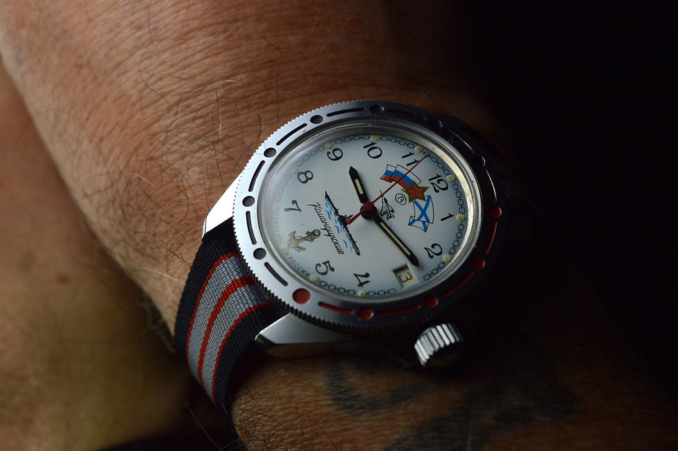 Miniatura: Vostok Top Condition Amphibia Komandirskie New Old Stock Vintage Oversize