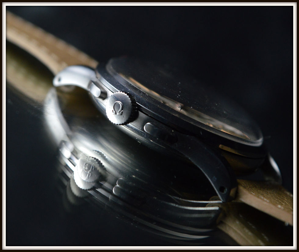 Miniatura: Omega Rare Stainless Steel 35mm Vintage Chronograph 2463 Cal.320 (1960)