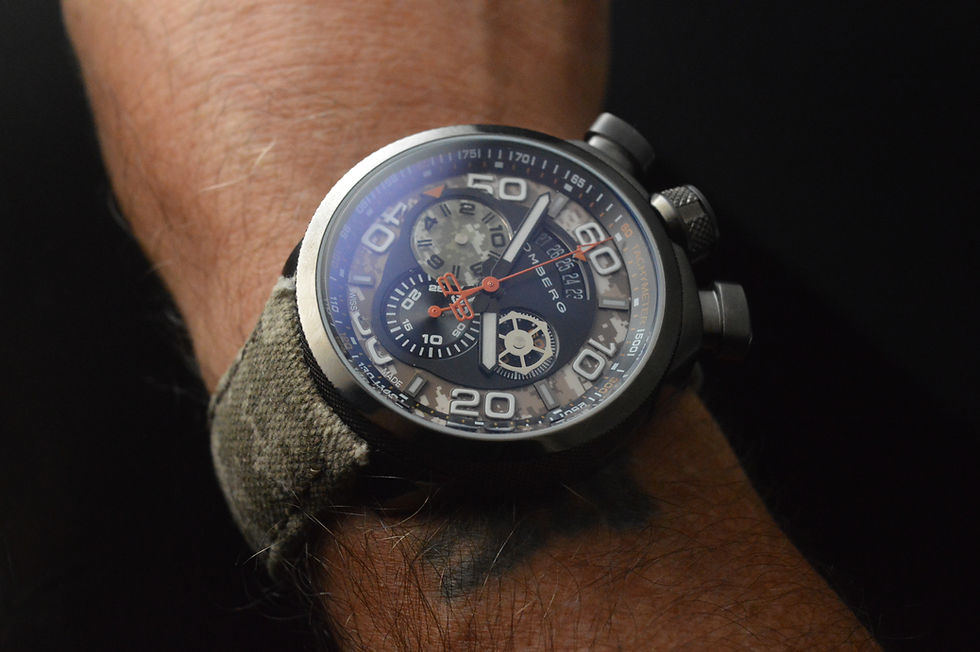 Miniatura: BOMBERG  FULL SET UNWORN BOLT-68 BB-68 PVD CAMOUFLAGE BULLHEAD CHRONOGRAPH