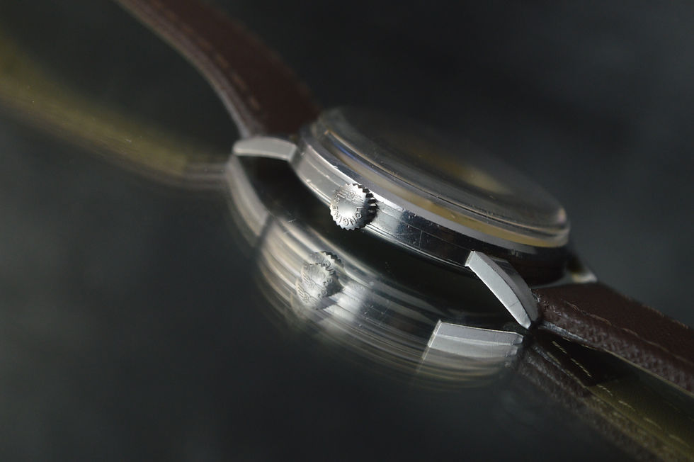 Miniatura: LONGINES CALATRAVA 8889-1 STEEL HAND WINDING CAL. 23Z 35MM WATCH UHR MONTRE