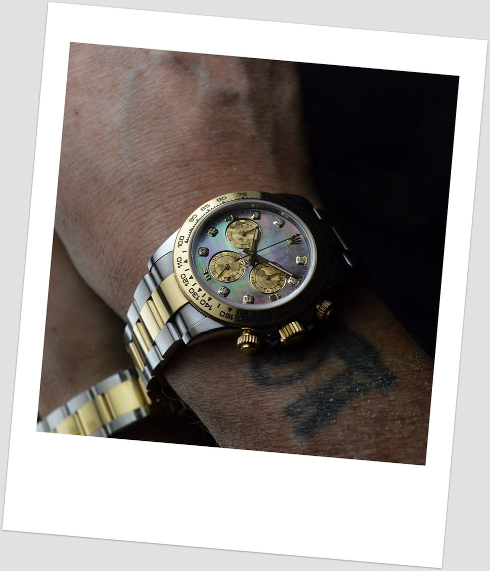 Miniatura: Rolex Daytona Raro Daytona 116503 Cosmograph Acciaio E Oro Quadrante Madreperla