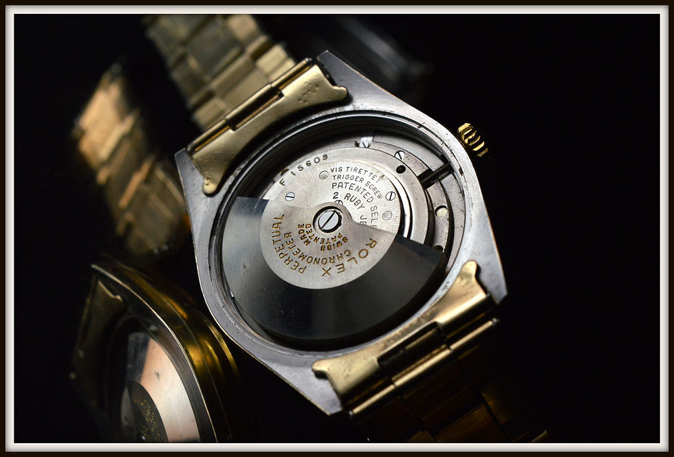 Miniatura: Rolex Ultrarare Oyster Perpetual Gold Capped Expandable Oyster Band Tropical