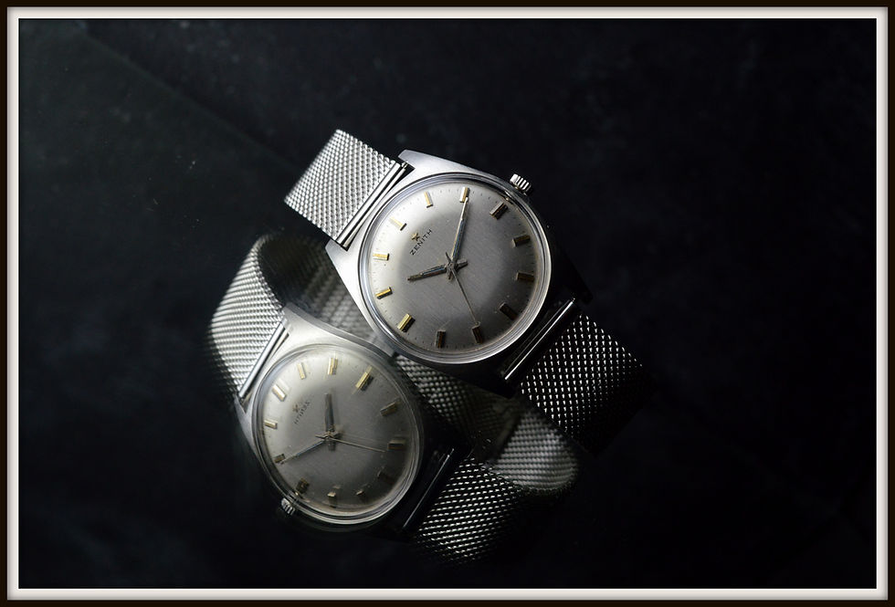 Miniatura: Zenith Men's Vintage Cal. 2542 Hand Winding Stainless Steel Dress Watch 35,5mm