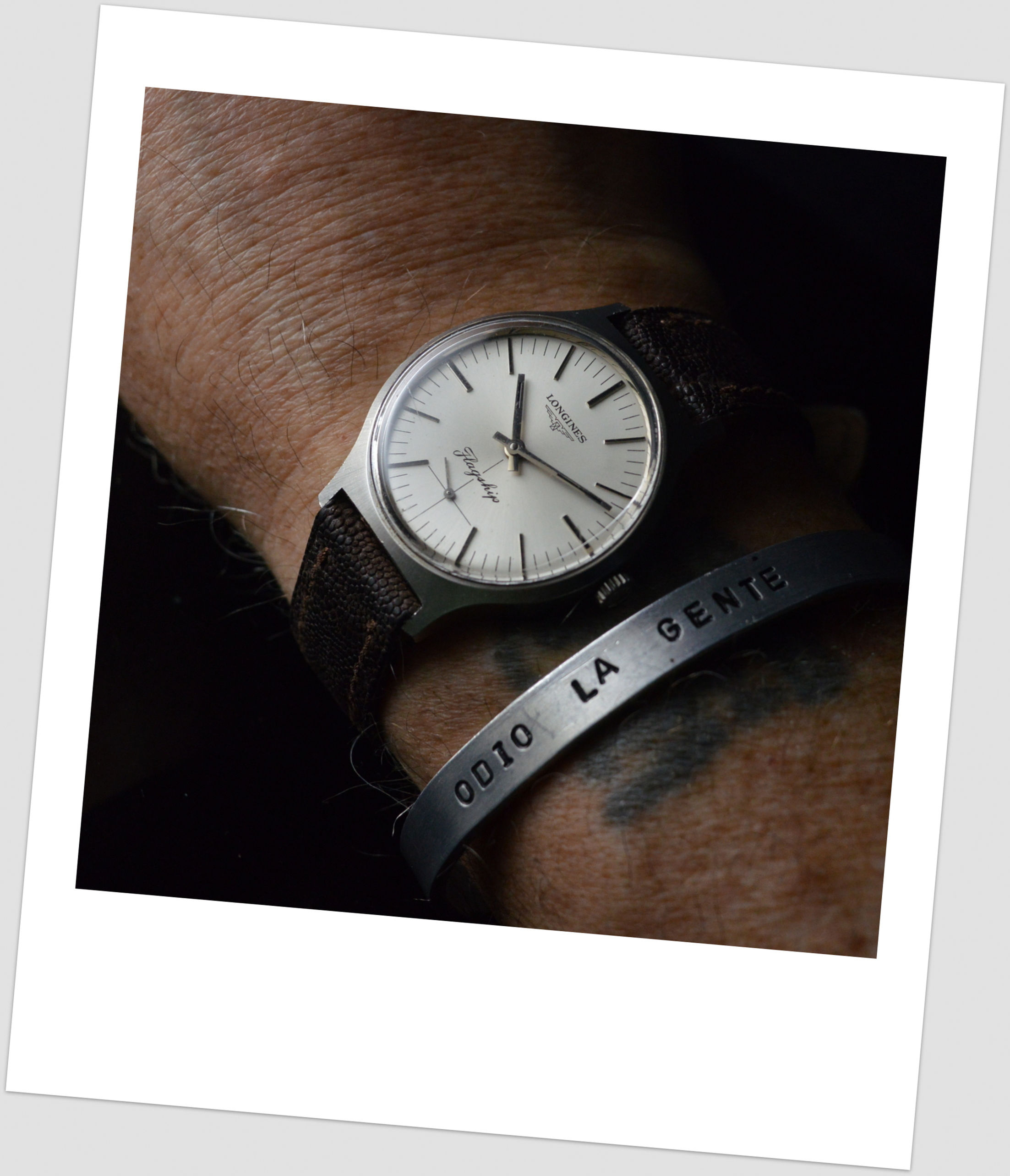 Longines Flagship 8634 Indici Radiali Quadrante Originale Cassa Acciaio (1974)