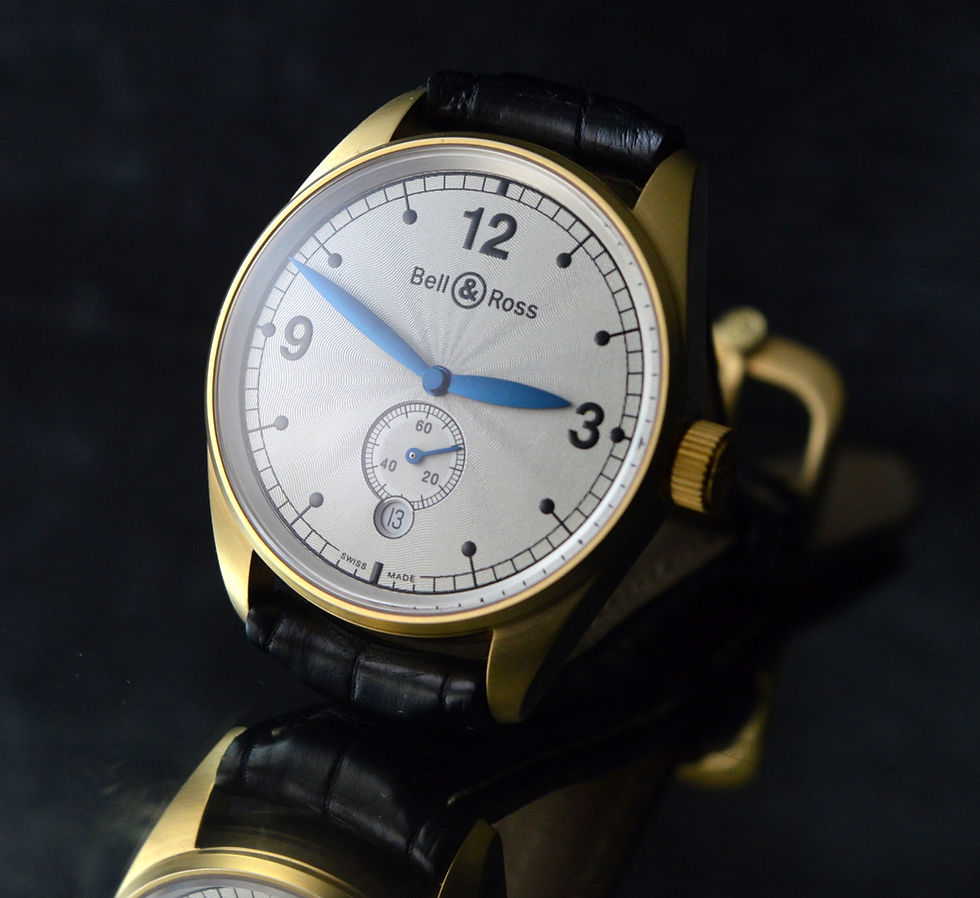 Miniatura: Bell & Ross Vintage Br-123-original Men's Oversized Watch Double Case And Dial