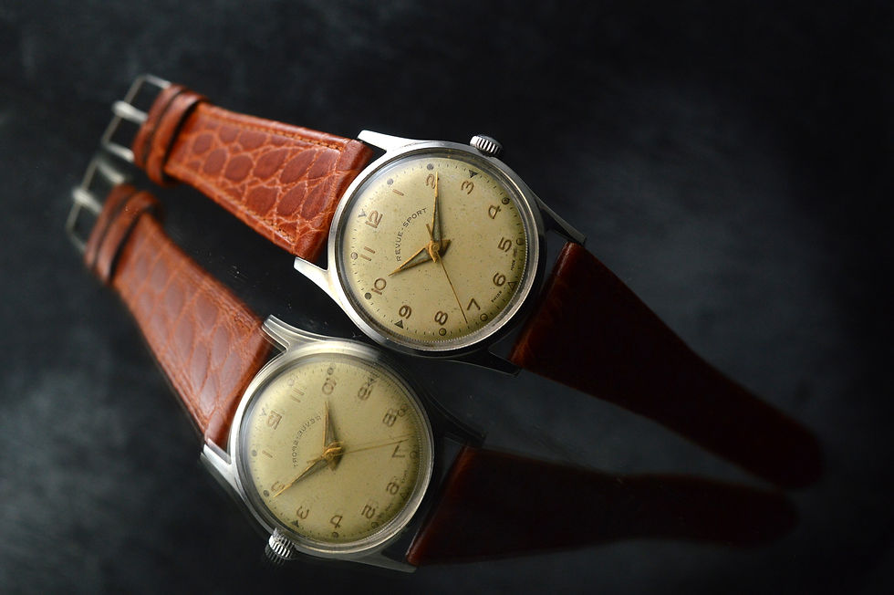 Miniatura: REVUE THOMMEN RARE MEN'S SPORT NON MAGNETIC WATERPROOF STAINLESS STEEL WATCH