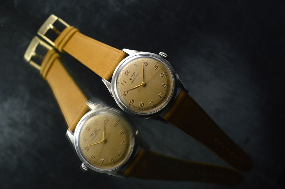 Miniatura: TISSOT RARE MEN'S WATERPROOF WATCH STAINLESS STEEL GORGEOUS DIAL CAL.27-21T