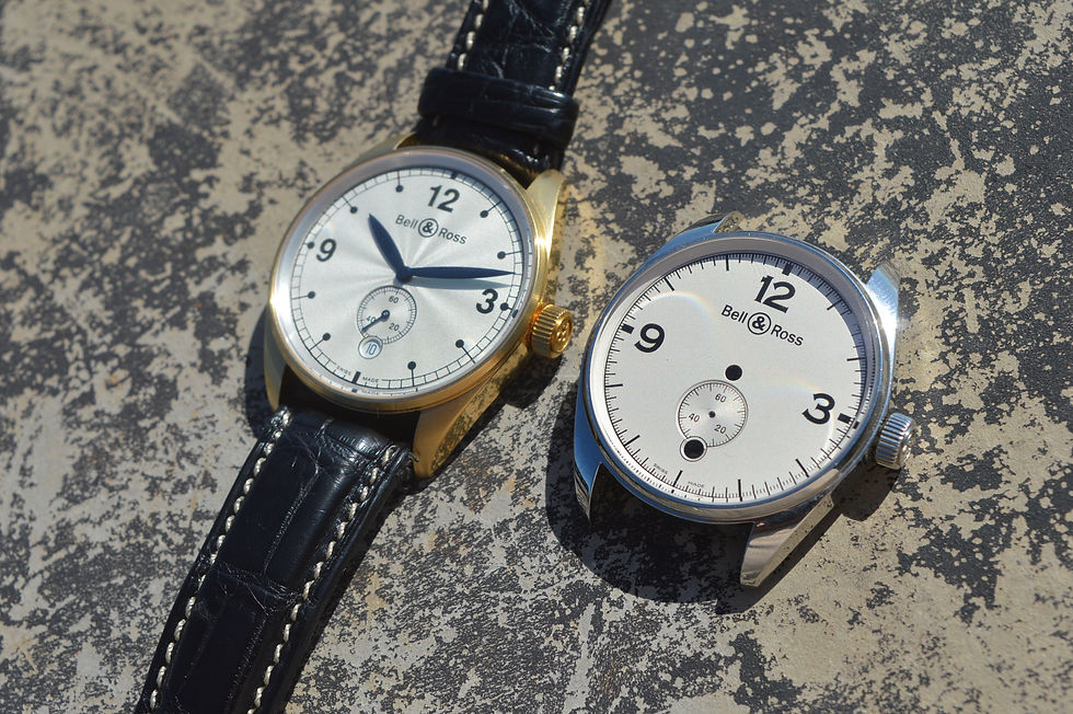 Miniatura: Bell & Ross Vintage Br-123-original Men's Oversized Watch Double Case And Dial