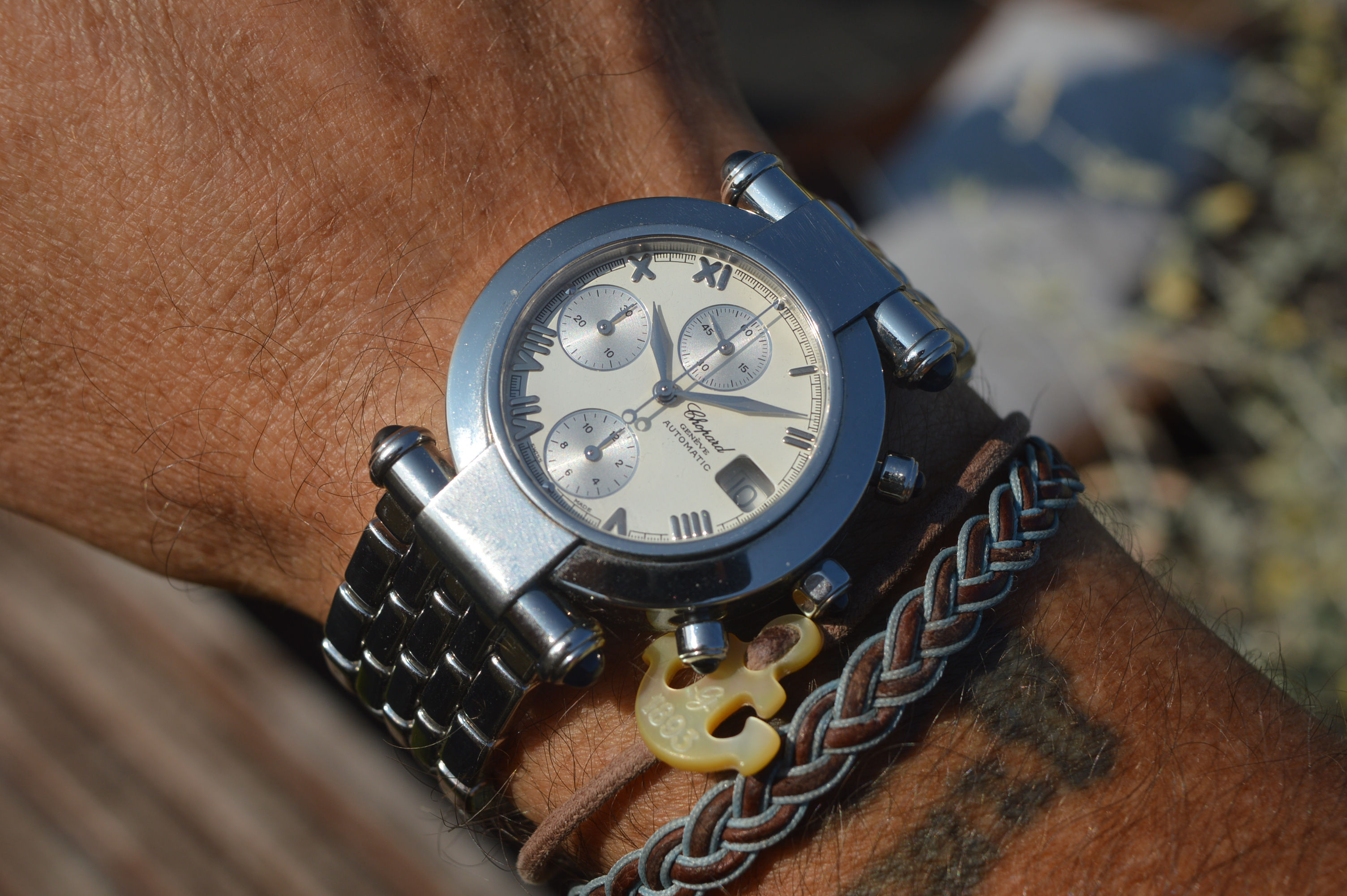 CHOPARD MEN'S IMPERIALE OVERSIZED 37MM AUTOMATIC CHRONOGRAPH (1997) FULL SET