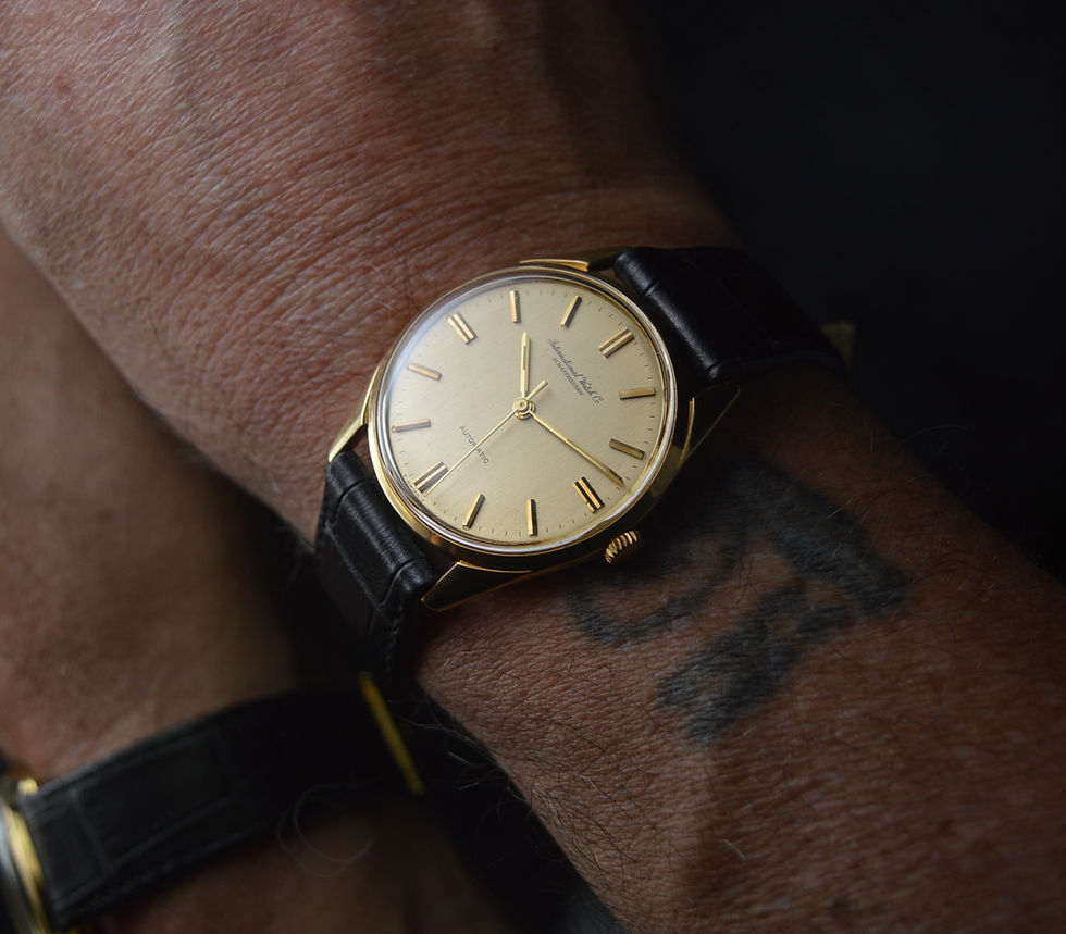 Miniatura: IWC ULTRARARE FULL SET CALATRAVA AUTOMATIC CAL.854 18K GOLD RETAILED BY JOST