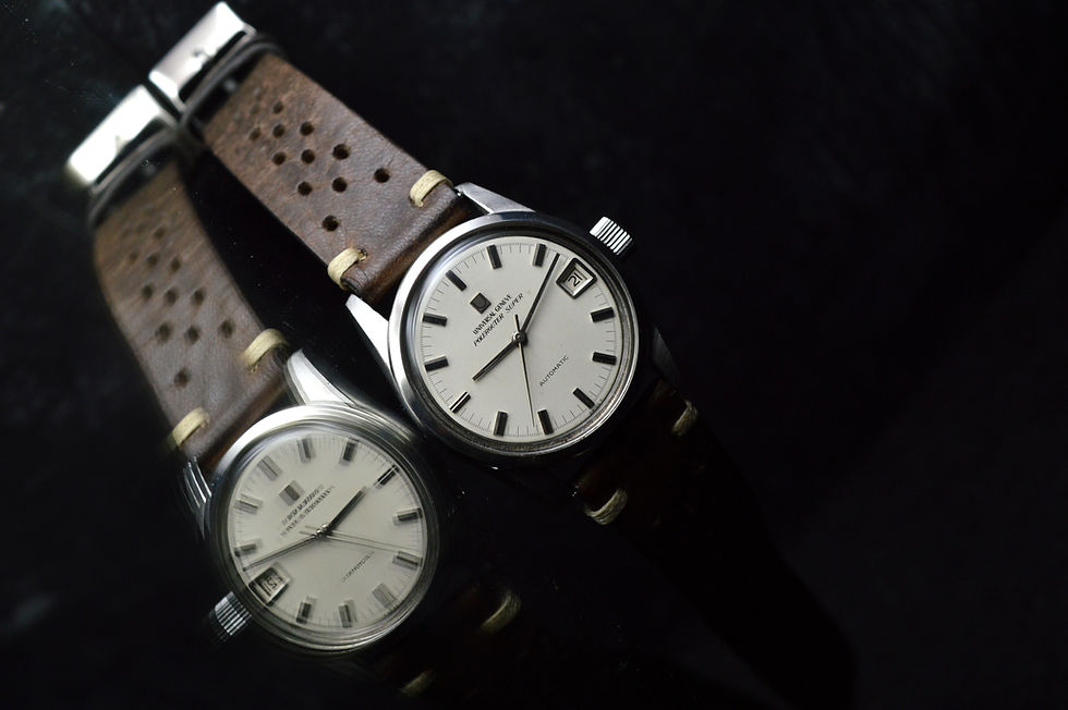 Miniatura: Universal Genève Rare Men's Polerouter Date 869112/25 Vintage Automatic Watch