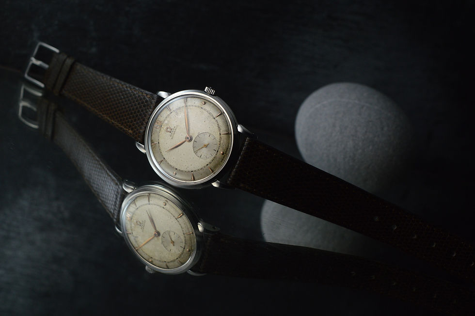 Miniatura: OMEGA  RARE AUTOMATIC STAINLESS STEEL BUMPER 2398-1 ORIGINAL DIAL 35MM CAL 30.10