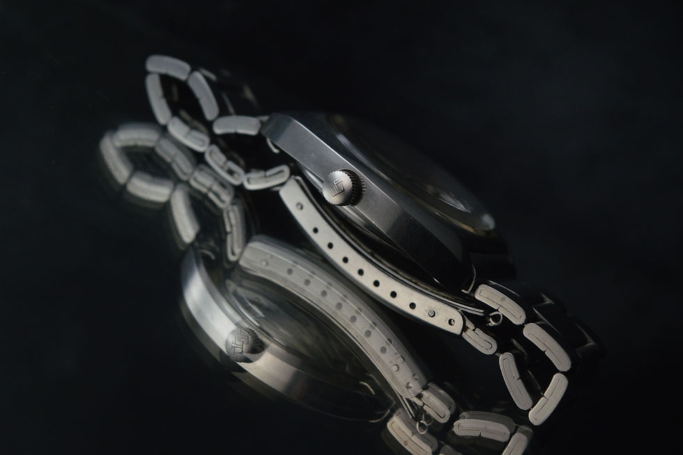 Miniatura: TISSOT SEASTAR AUTOMATIC DATE 44585 VINTAGE STEEL WATCH UHR MONTRE