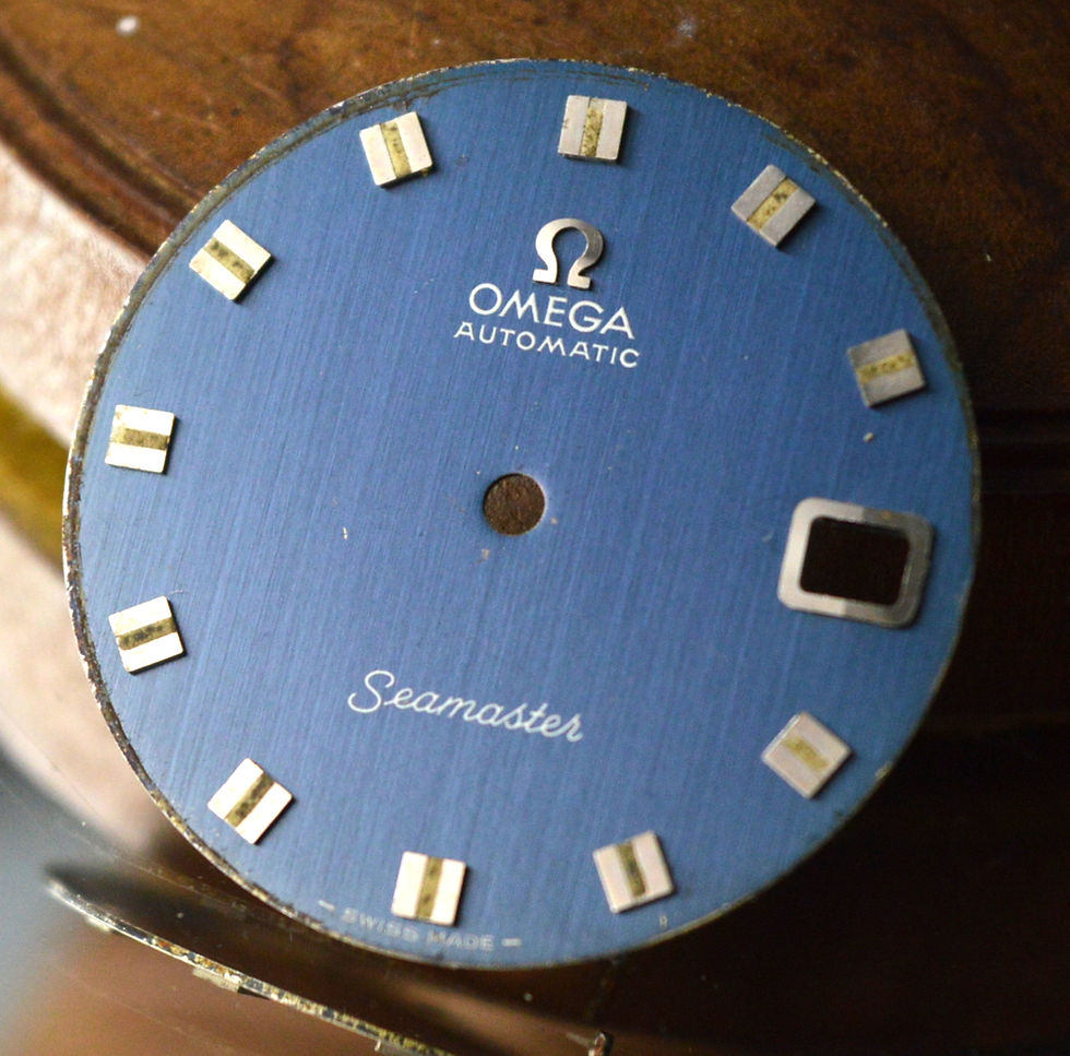 Miniatura: OMEGA AUTOMATIC SEAMASTER BABY FLIGHTMASTER DATE BLUE DIAL AND UNPOLISHED CASE