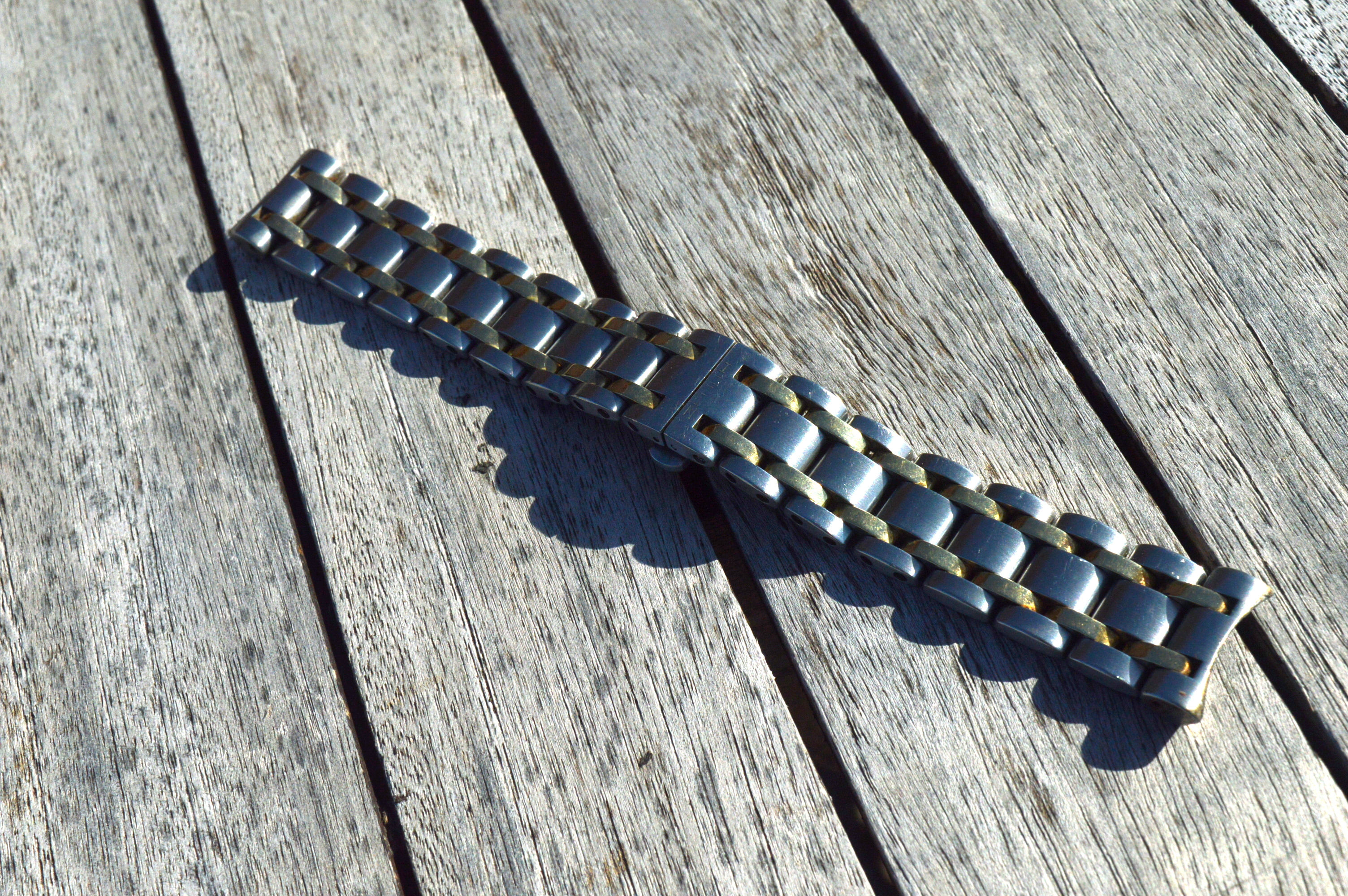 ZENITH BRACCIALE PER ZENITH RAINBOW AUTOMATIC EL PRIMERO ORO E ACCIAIO