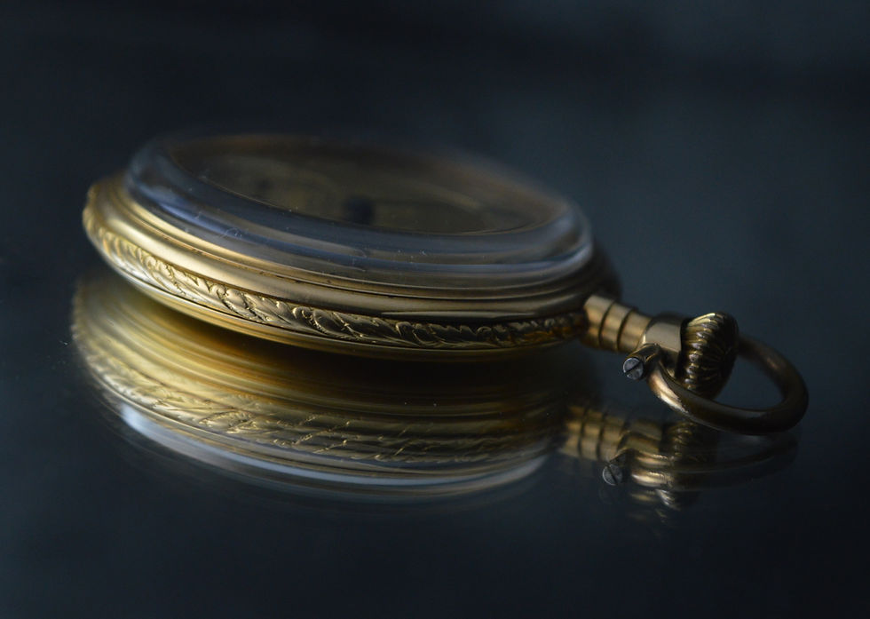 Miniatura: INVICTA A STUNNING 18K MASSIVE HEAVY YELLOW GOLD POCKET WATCH 48MM GORGEOUS DIAL
