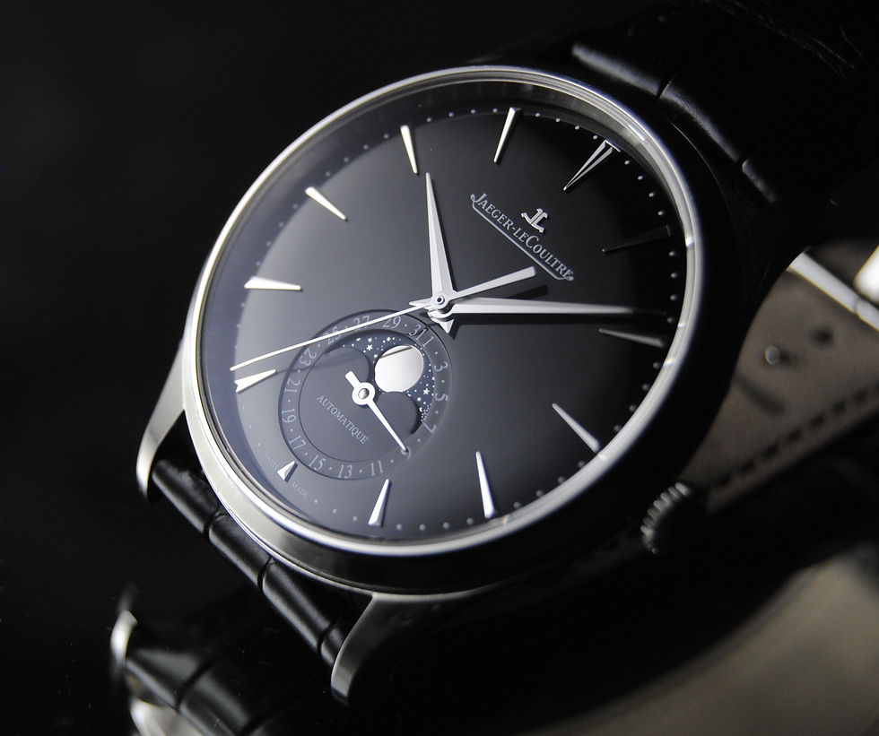 Miniatura: Jaeger-LeCoultre Master Ultra Thin Moon Q1368471 Mens Oversized Dress Watch 39mm