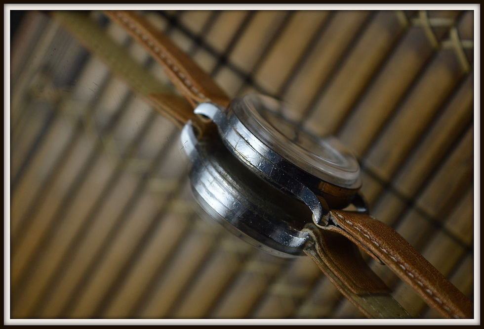 Miniatura: Lanco Rare And Stunning Men's Calatrava Deco Coin Edge Case Tutone Original Dial