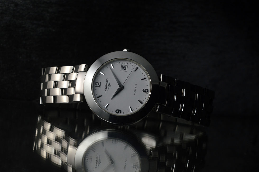 Miniatura: LONGINES  FULL SET DOLCE VITA ROUND AUTOMATIC STEEL WATCH UHR MONTRE (2003) 37MM