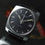 Miniatura: TAVERNIER MEN'S 34 X 37MM VINTAGE DRESS DATE WATCH STUNNING GRAPHITE DIAL (1970)