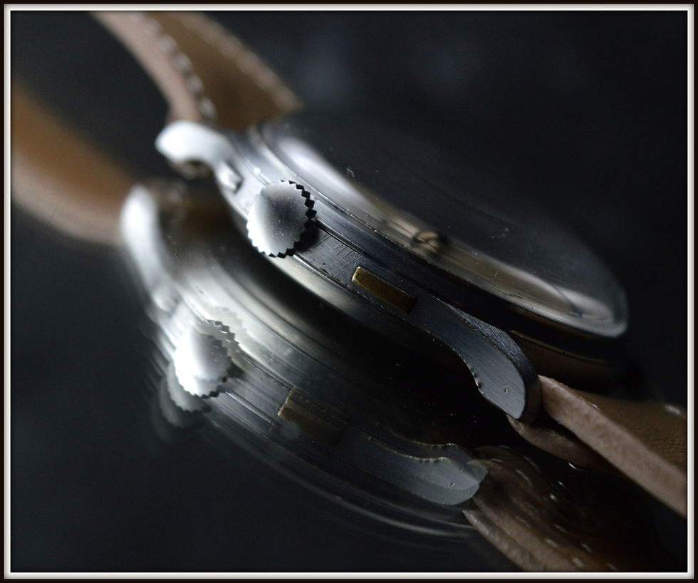 Miniatura: Sparta Stunning And Rare Men's Chronograph Oversized 39mm Vintage Wonderful Dial