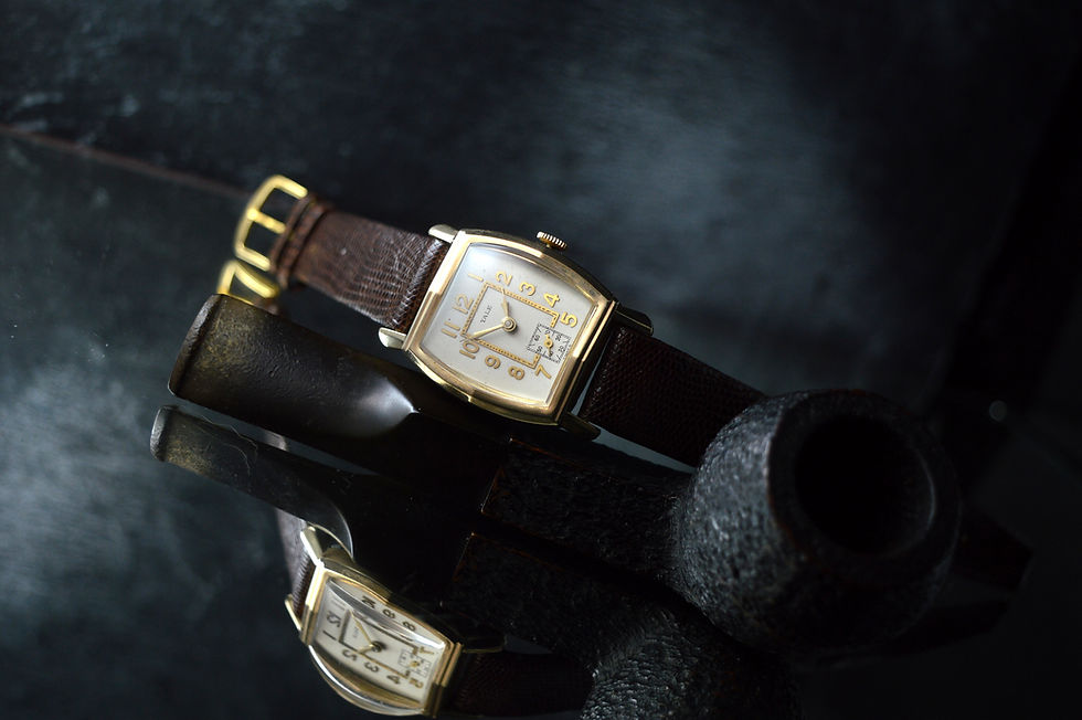 Miniatura: YALE A VERY RARE VINTAGE TOP CONDITION DRESS WATCH STUNNING DIAL OVERSIZE