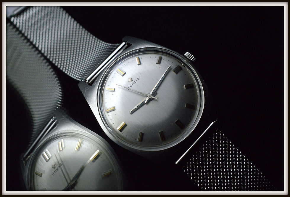 Miniatura: Zenith Men's Vintage Cal. 2542 Hand Winding Stainless Steel Dress Watch 35,5mm