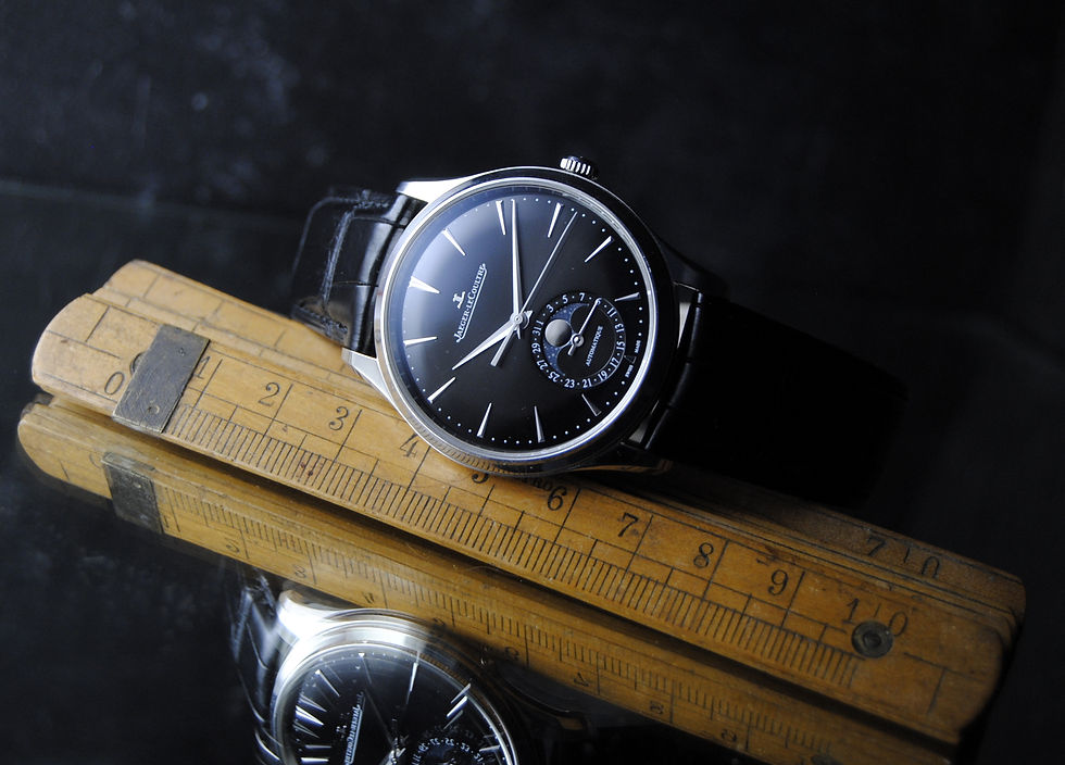 Miniatura: Jaeger-LeCoultre Master Ultra Thin Moon Q1368471 Mens Oversized Dress Watch 39mm
