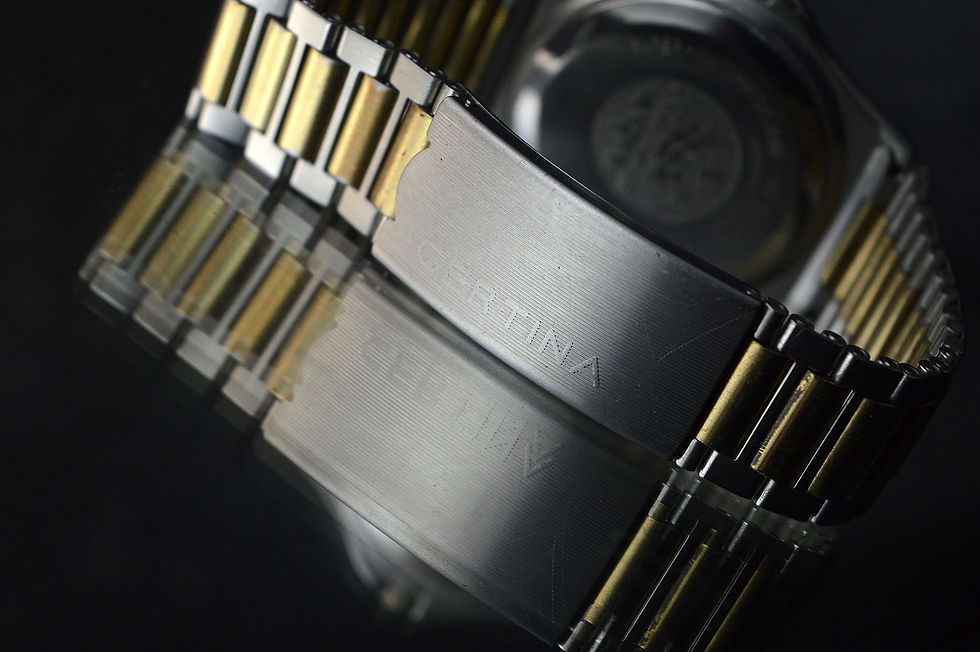 Miniatura: CERTINA DS "Q" VINTAGE DRESS WATCH TUTONE 35MM WATERPROOF 200M DIVER MONTRE UHR