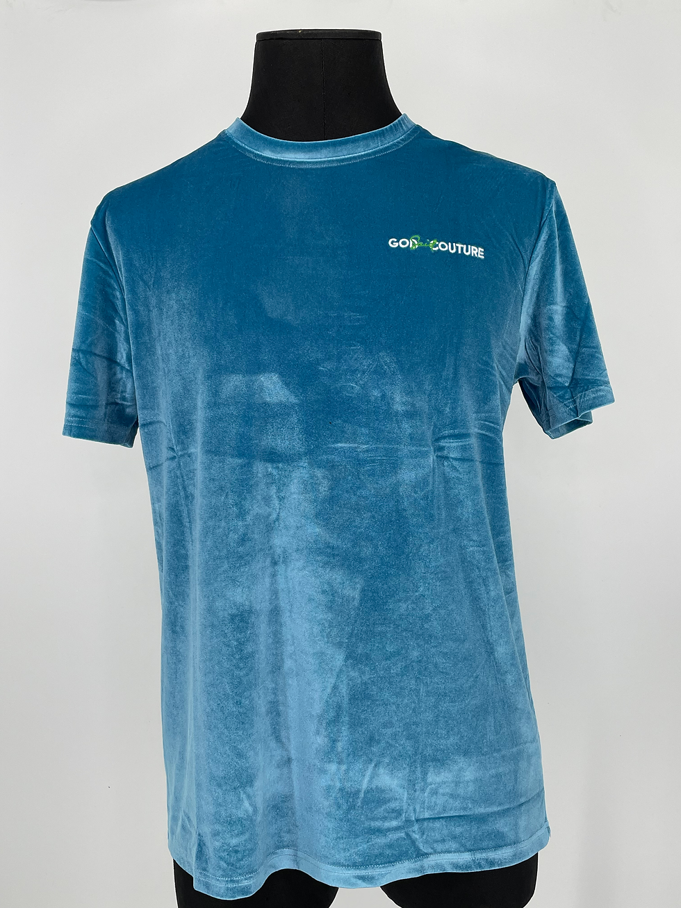 Thumbnail: God Said Couture Classic Aqua Velvet T
