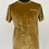 Thumbnail: God Said Couture Classic Gold Velvet T