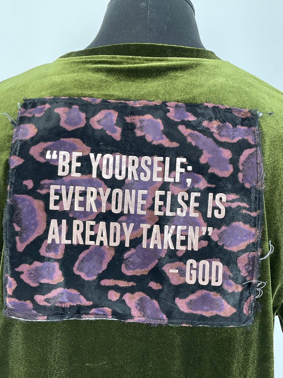 Thumbnail: God said Couture Classic Forest Velvet T