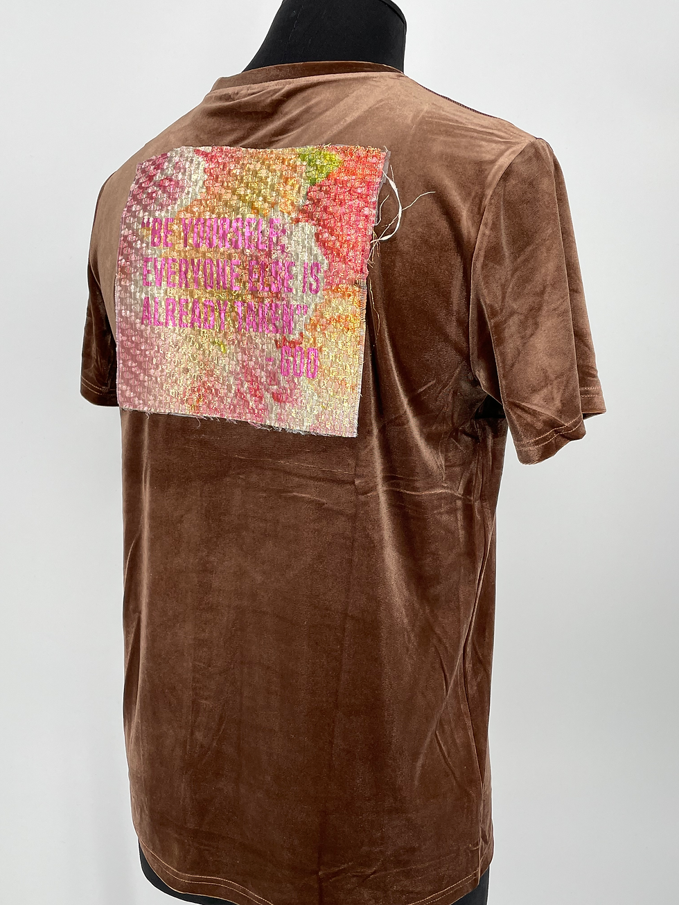 Thumbnail: God Said Couture Classic Bronze Velvet T