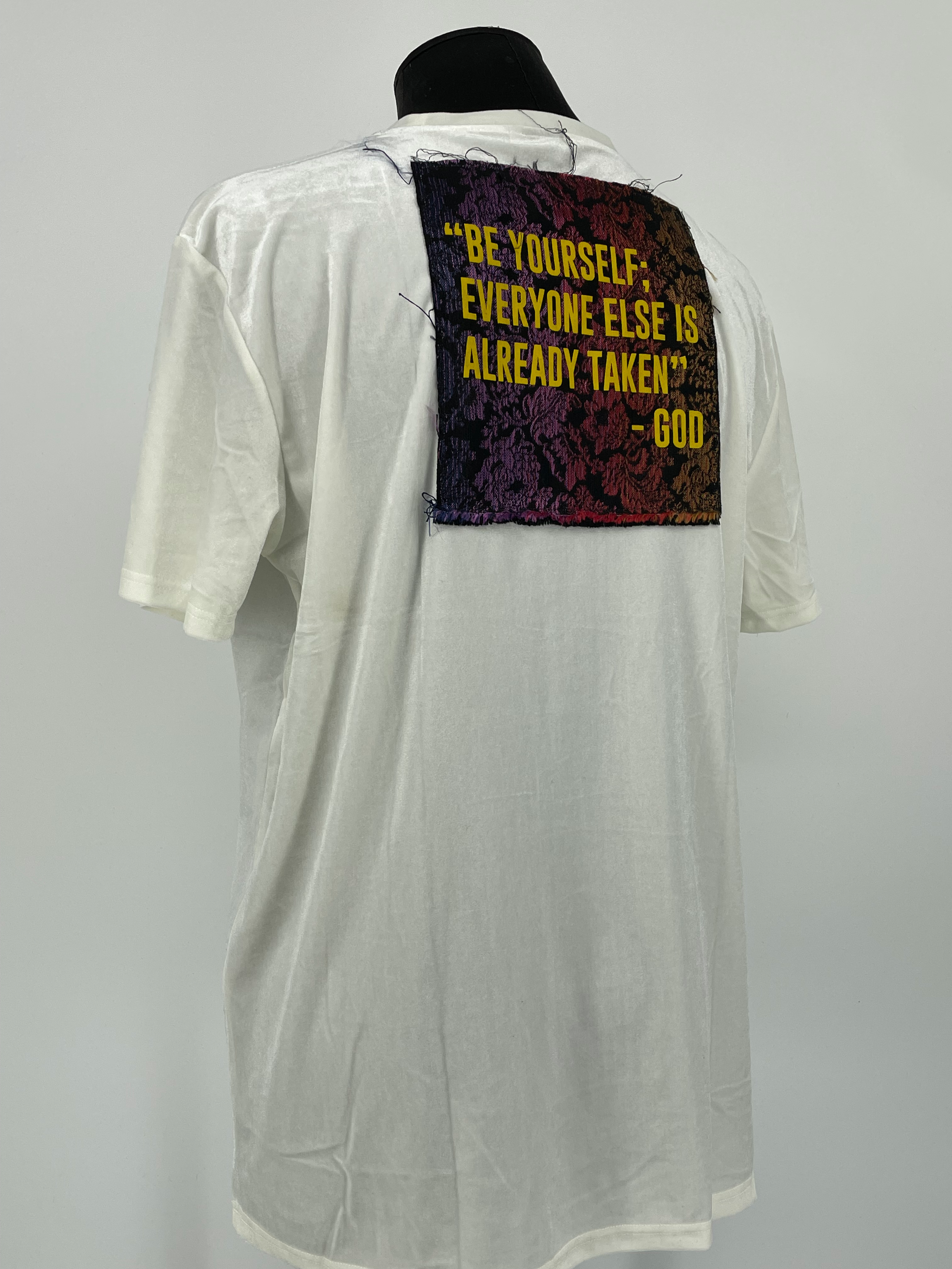 God Said Couture Classic White Velvet T