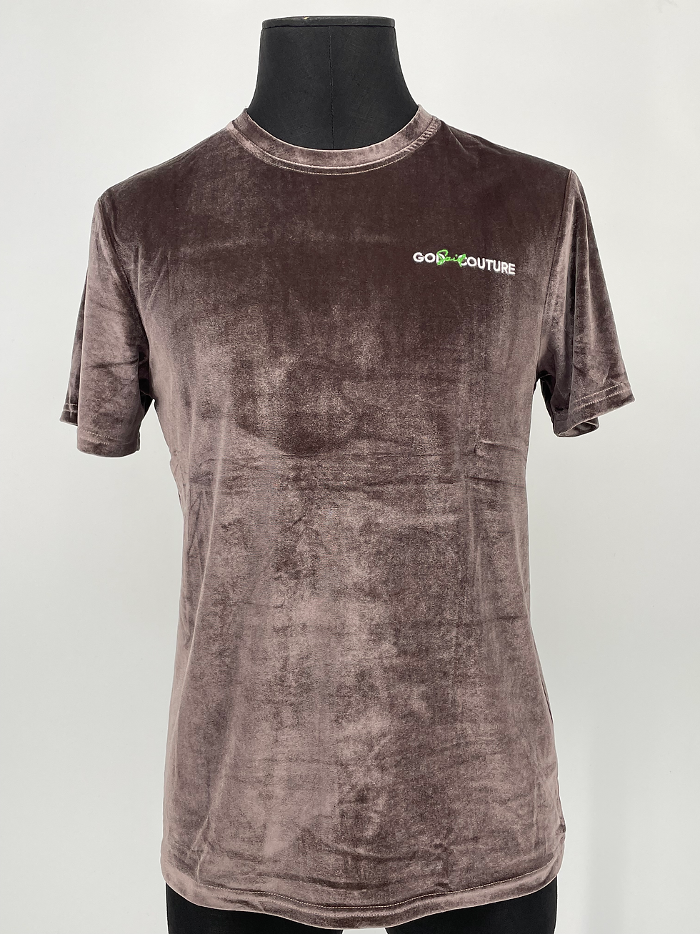 Thumbnail: God Said Couture Classic Dark Lavender Velvet T