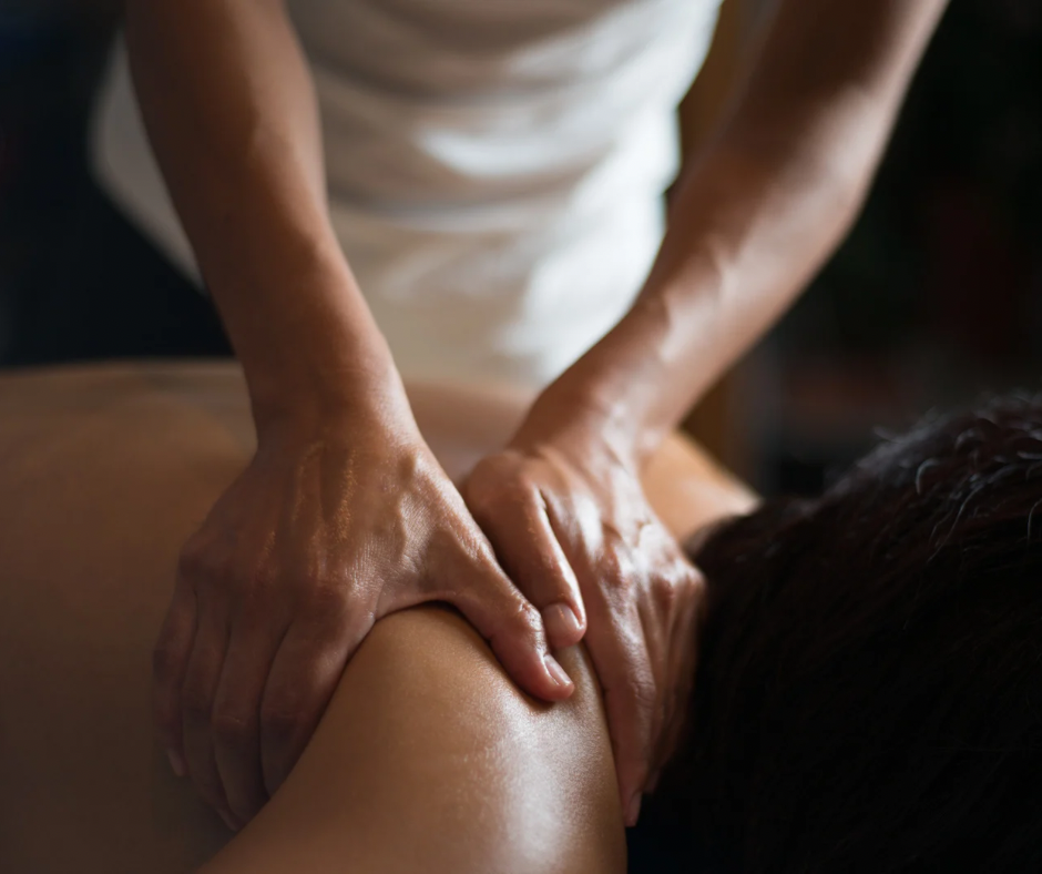 therapist massaging clients shoulder Dianagordonlmt blog
