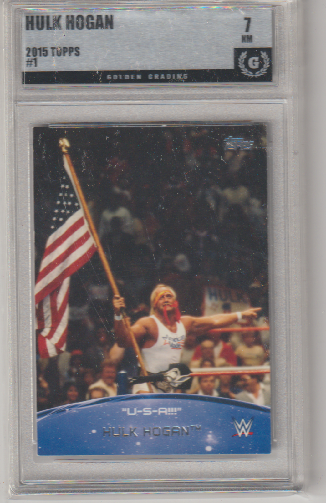 2015 Topps #1 Hulk Hogan Graded Card