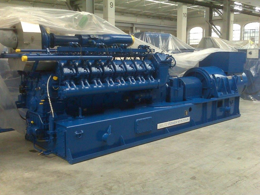 new gas DEUTZ MWM TCG2020V20 2MW (2000 кВт) generator set