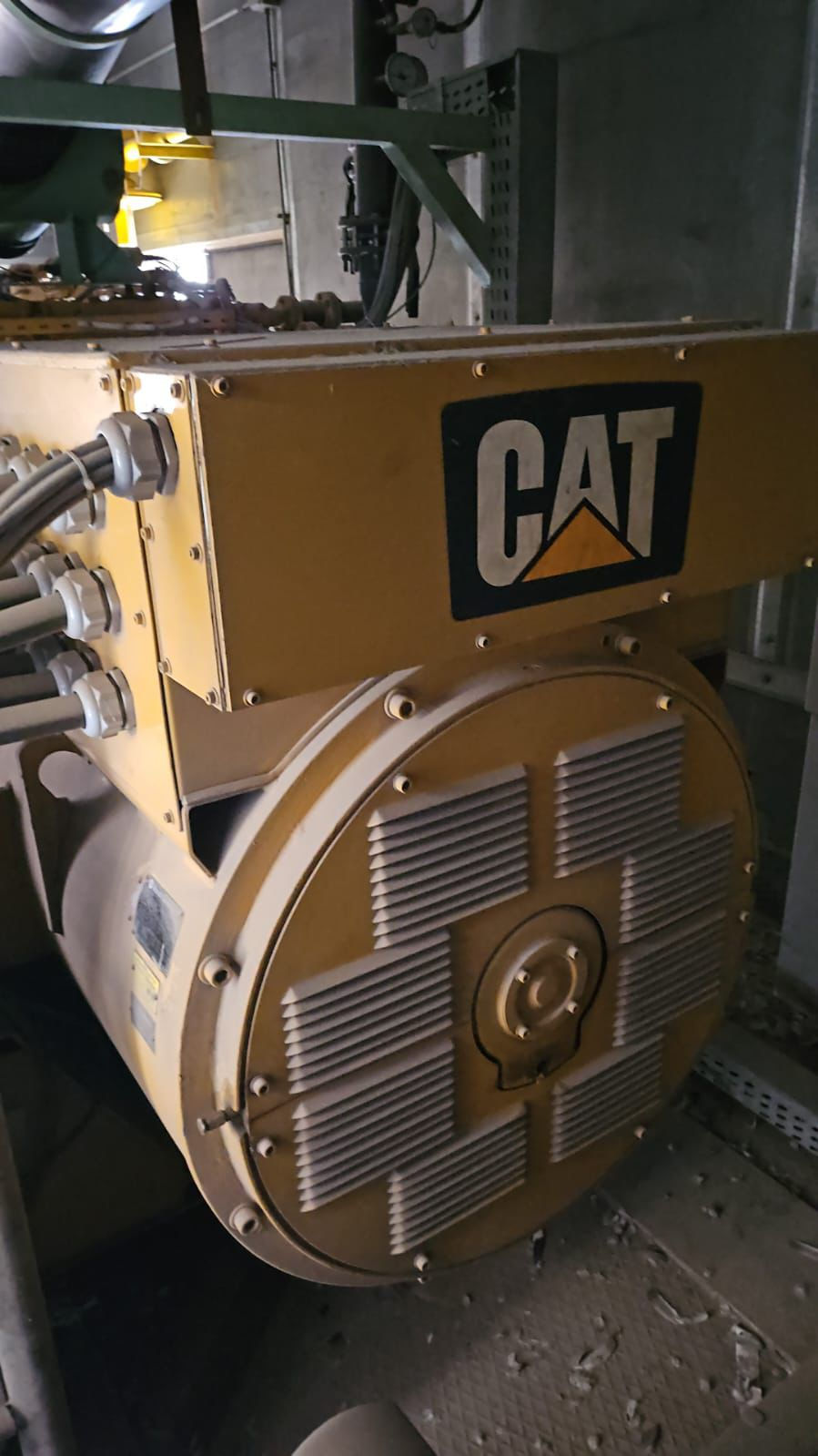 Caterpillar CG170-12 gas genset CHP containerized unit 1200kWel 50Hz