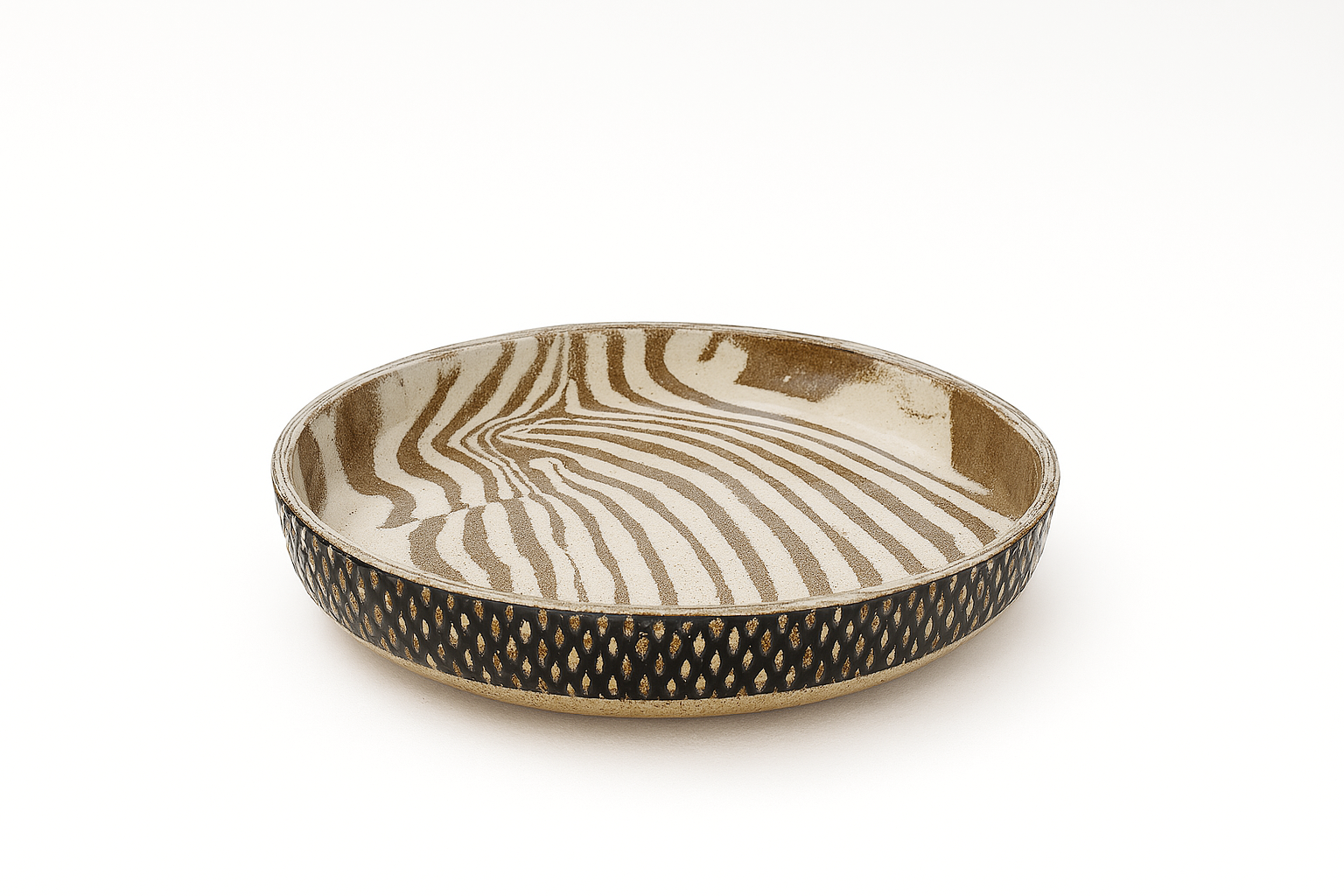 Striped Drops Plate