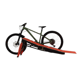 Portable bicycle jump ramp